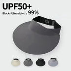 Visière Femme Pliable & Réglable Anti-UV Femme – Large Bord à Séchage Rapide pour l’Été