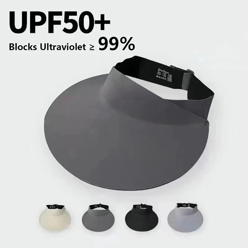 Visière Femme Pliable & Réglable Anti-UV Femme – Large Bord à Séchage Rapide pour l’Été