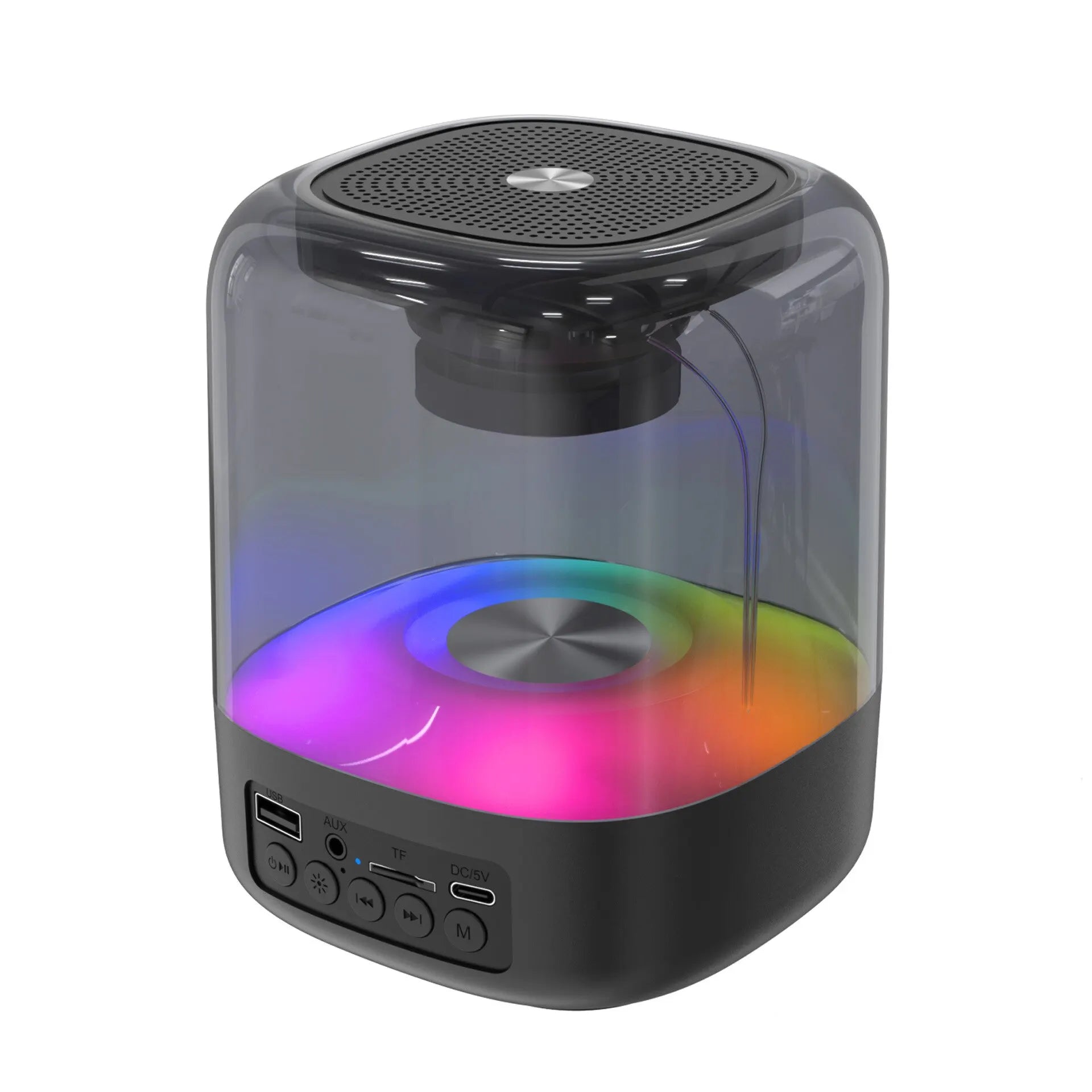 Wireless mini Bluetooth speaker with high-efficiency amplifier