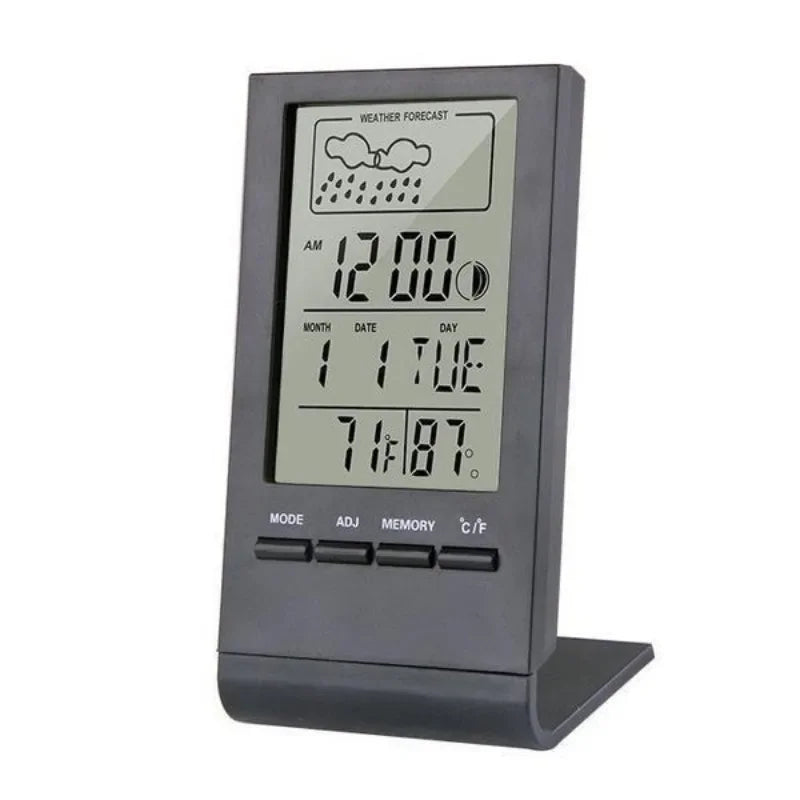 Digital Indoor Weather Station - Thermometer, Hygrometer, Clock & Date