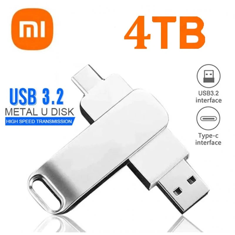 USB 3.2 Flash Drive Up to 16TB + FREE Type-C Adapter