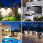 Solar Wall Light 235 Powerful LEDs - Buy One Get One Free