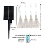 4 Pack Solar Firework Hanging Lights