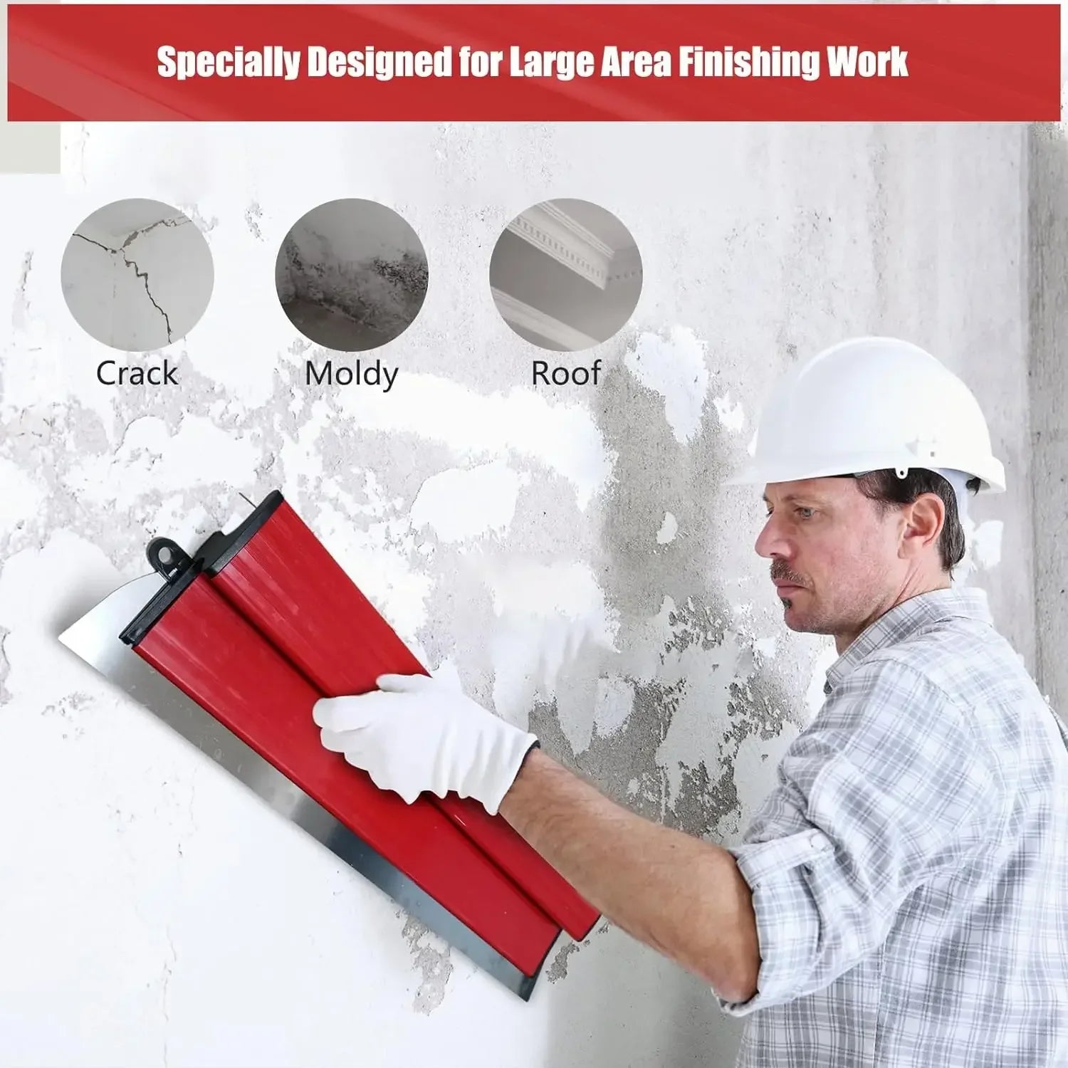 2x Plastering Finishing Trowels