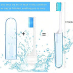 3x Compact Travel Toothbrushes