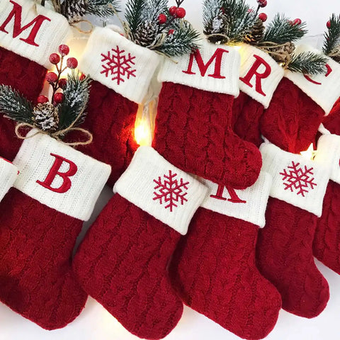 Chaussettes de Noël Initiale