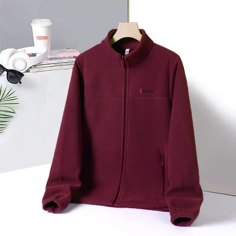 Women's Zipped Fleece Jacket – Warm & Lightweight