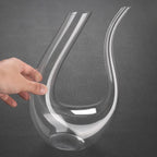 Crystal wine decanter