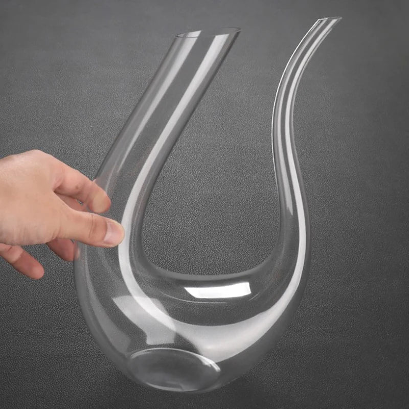 Crystal wine decanter