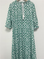 Robe longue d'été à imprimé floral