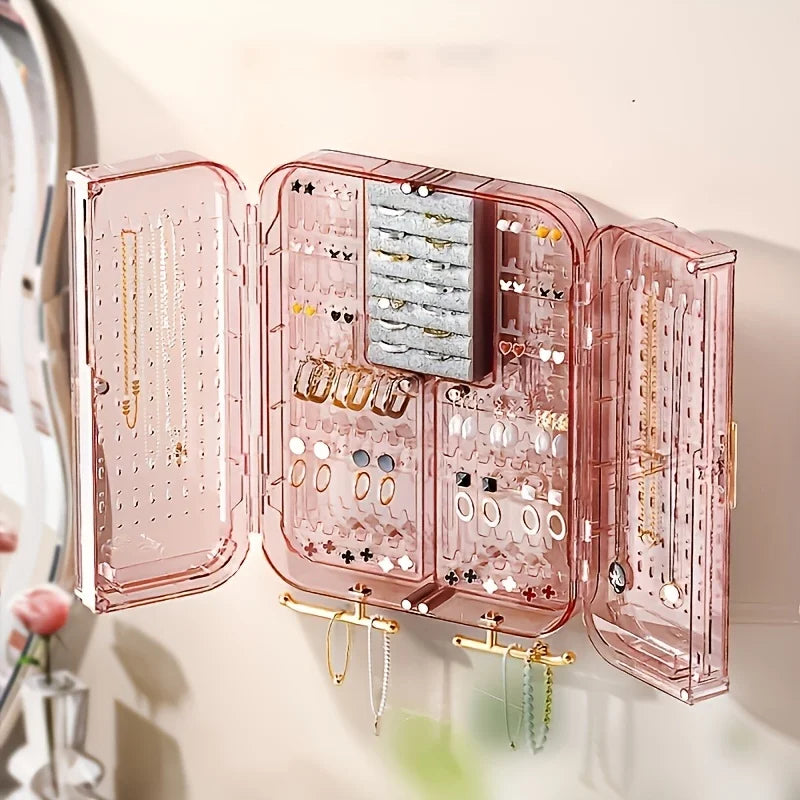 Large Capacity Wall-Mounted Jewelry Box