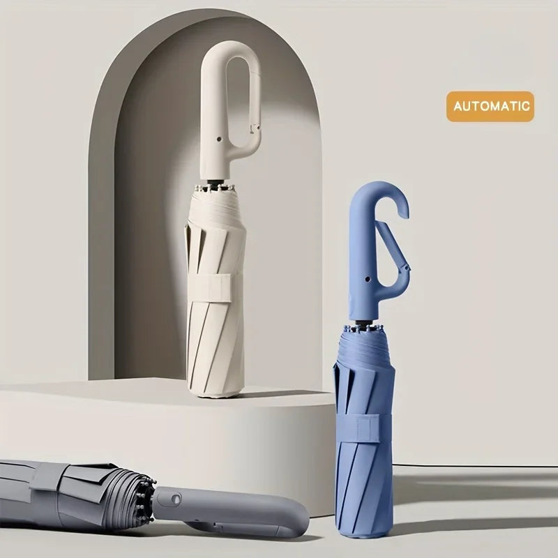 Reinforced Windproof Umbrella - Ergonomic and Practical Handle
