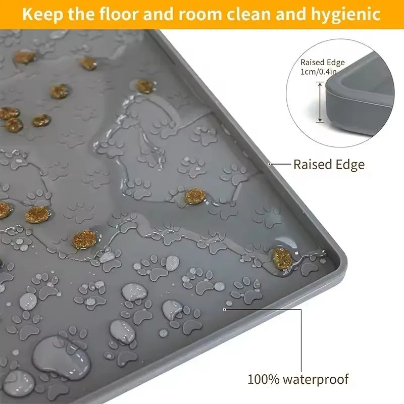 Tapis de Gamelle Antidérapant - Protège vos sols