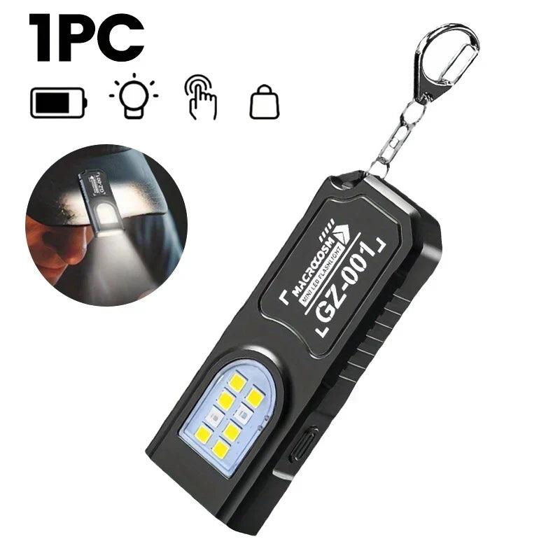 2X Mini LED Ultra-Powerful Keychain Light