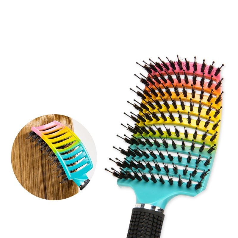 LOT DE 2 BROSSES DÉMÊLANTES ANTI-CASSE