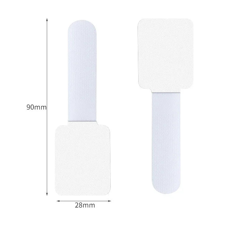 100x Self-adhesive Cable Tie - Reusable Hook and Loop