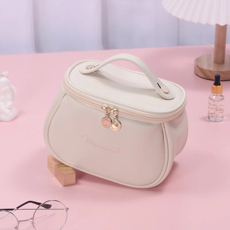 PU Leather Toiletry Bag - Practicality & Large Capacity