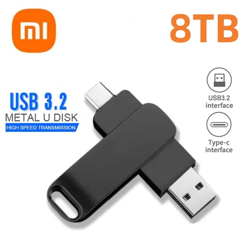 USB 3.2 Flash Drive Up to 16TB + FREE Type-C Adapter