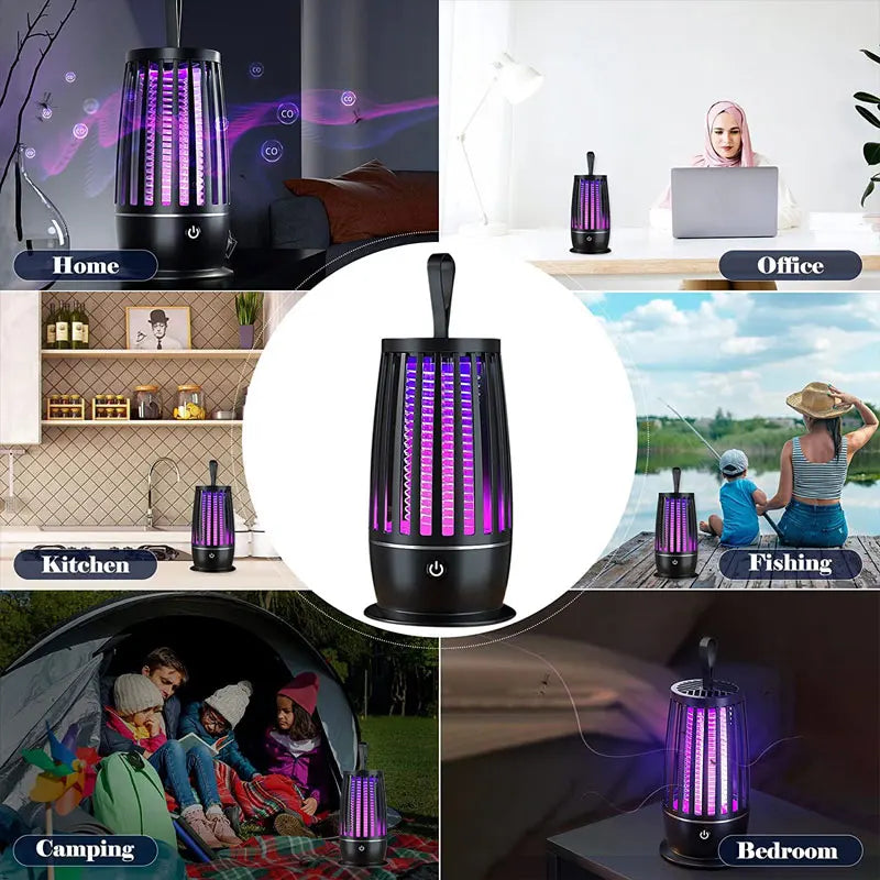 Mousti'KILL: Portable Electric Mosquito Killer Lamp