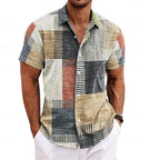 Chemise Légère à Imprimé Marbre - Man Summer