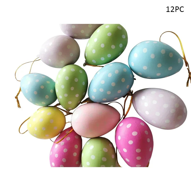 Set of 12 Decorative Easter Eggs