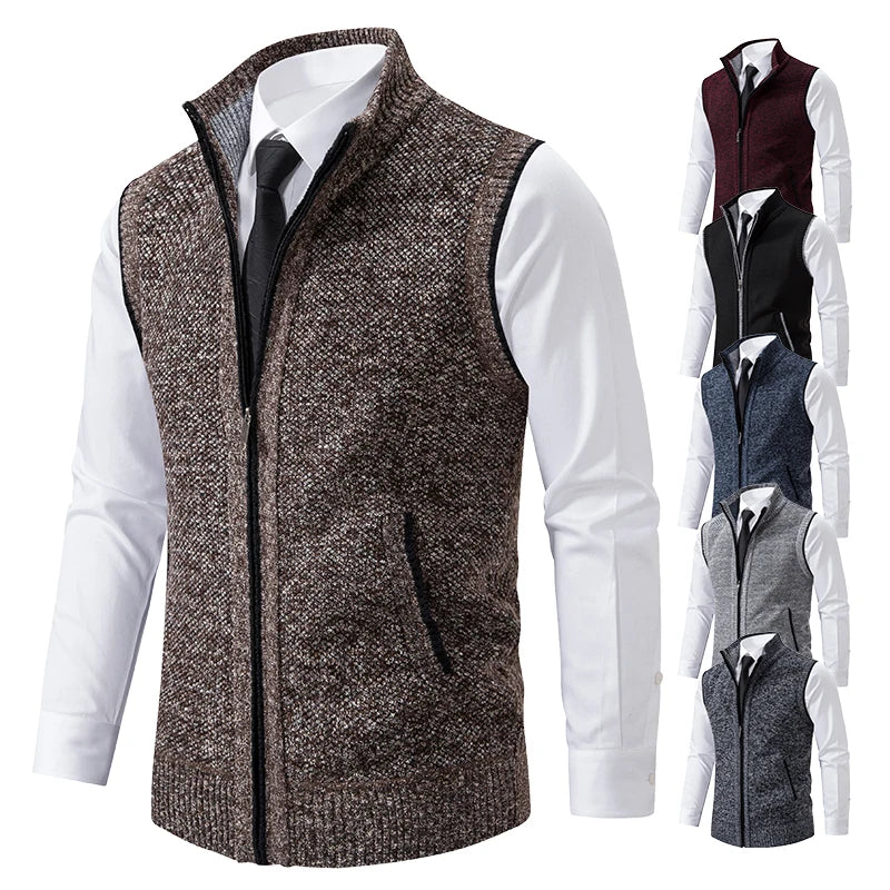 Sleeveless Knitted Vest
