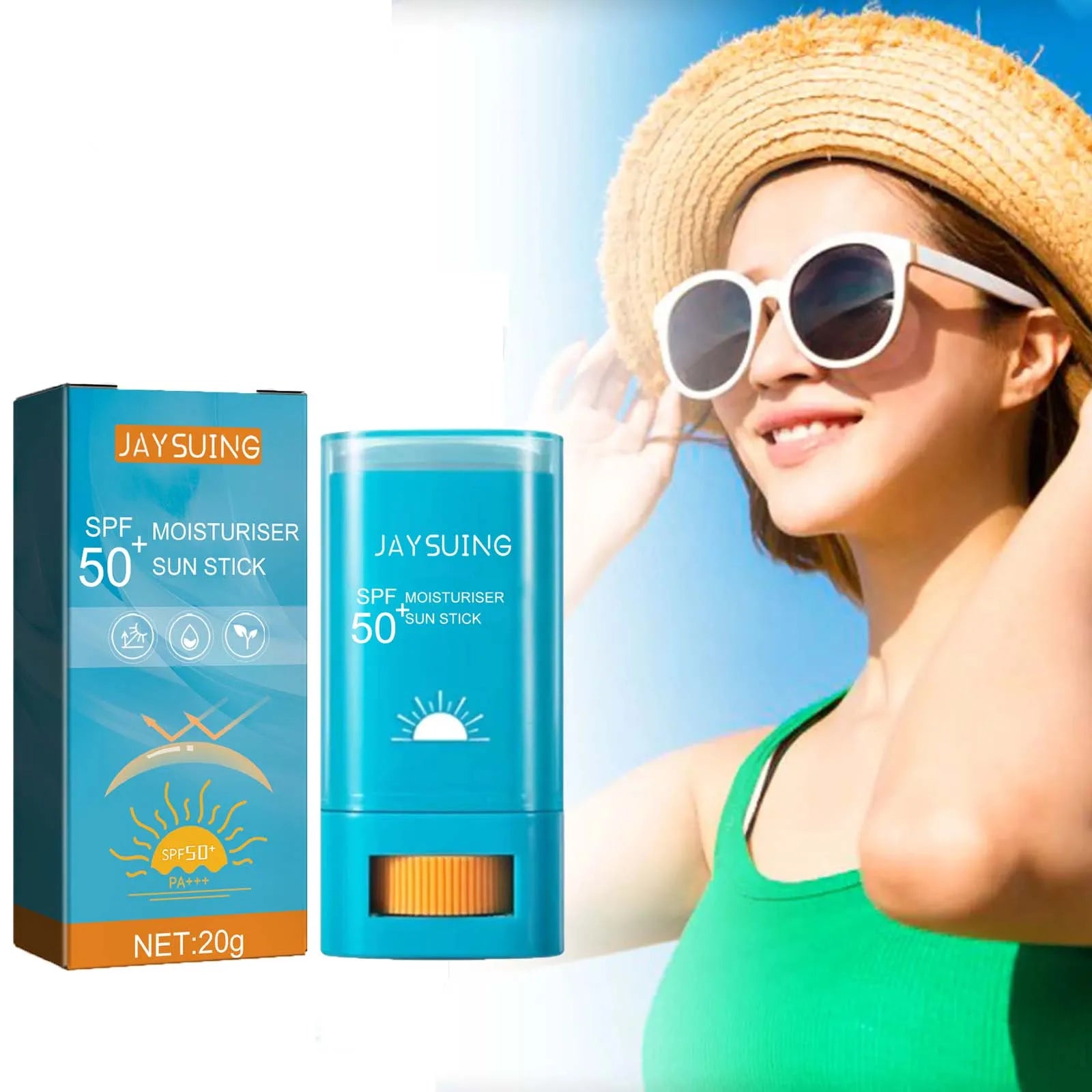 Stick Solaire SPF 50 Invisible pour Visage et Zones Sensibles - 1 OFFERT