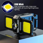 Mini lampe de poche LED PUISSANTE - Triple éclairage