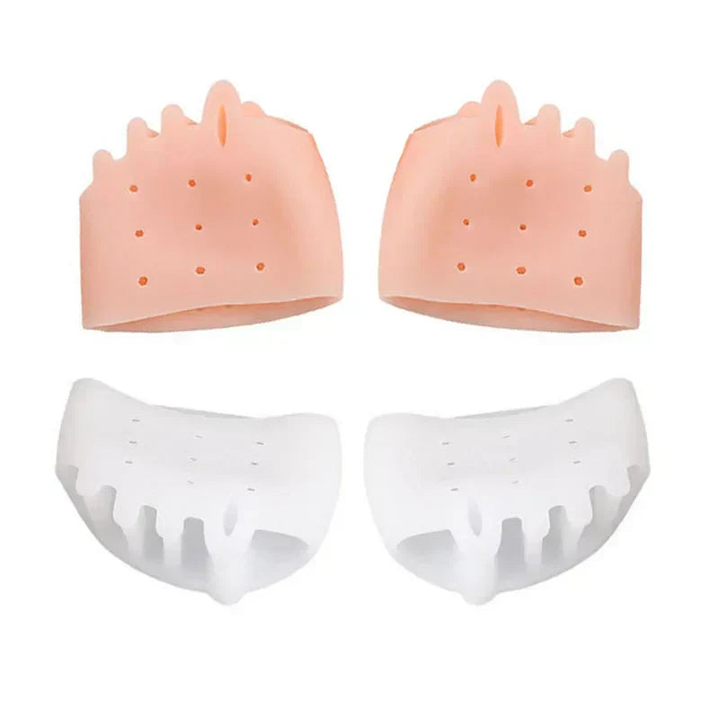 4x Silicone Forefoot Pads - Toe Alignment