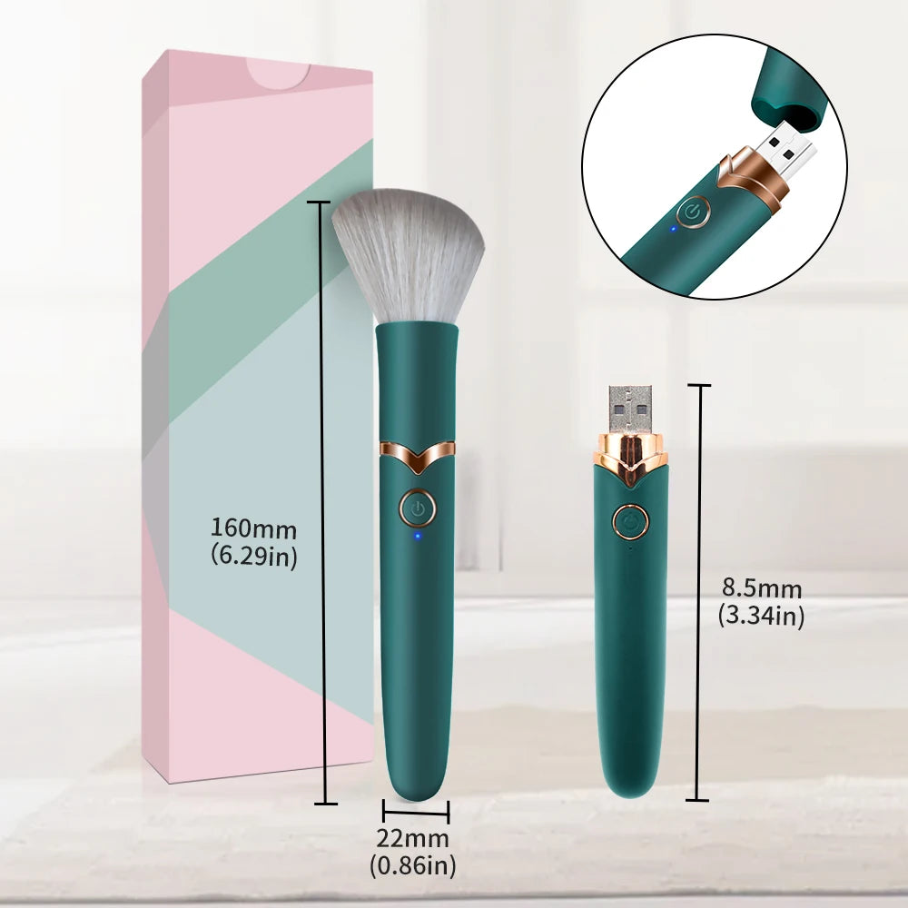 HOTBRUSH - Heated makeup brush vibrator