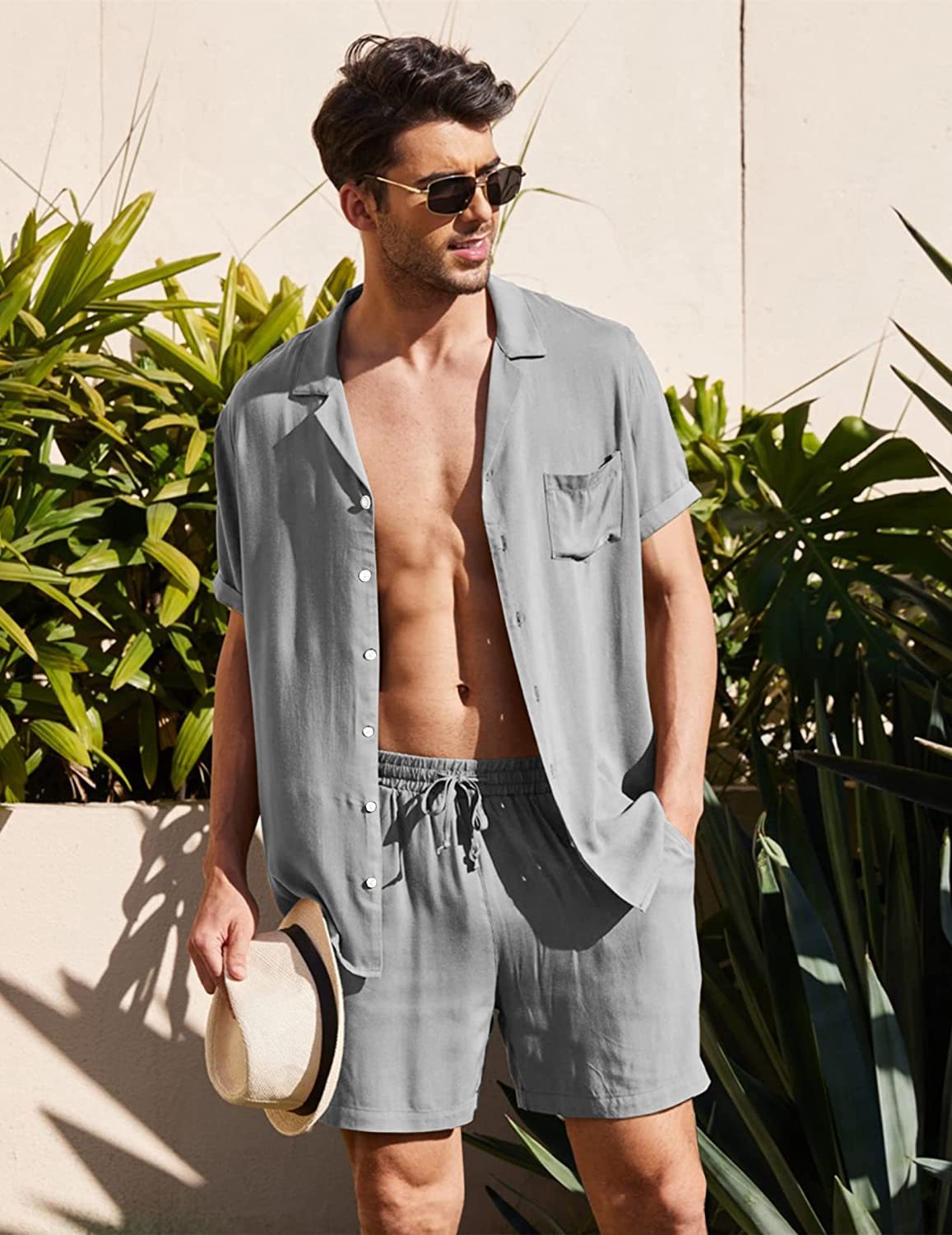 Ben - Men's 2-piece linen set