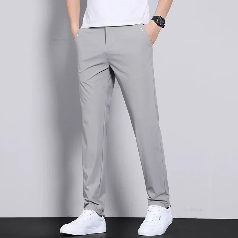 Men's Flowy Trousers – Lightweight, Moisture-Wicking