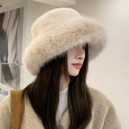 Chapeau Chic Effet Fourrure