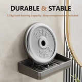 Support Mural Porte-Savon Antidérapant et Drainant - 2 + 1 OFFERT