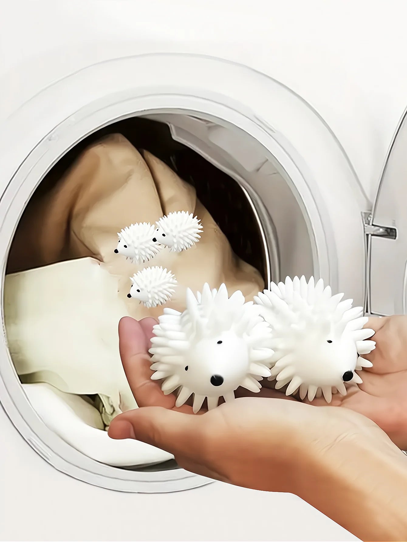 Pack of 4 Anti-Hair & Fur Laundry Balls for Washing Machine