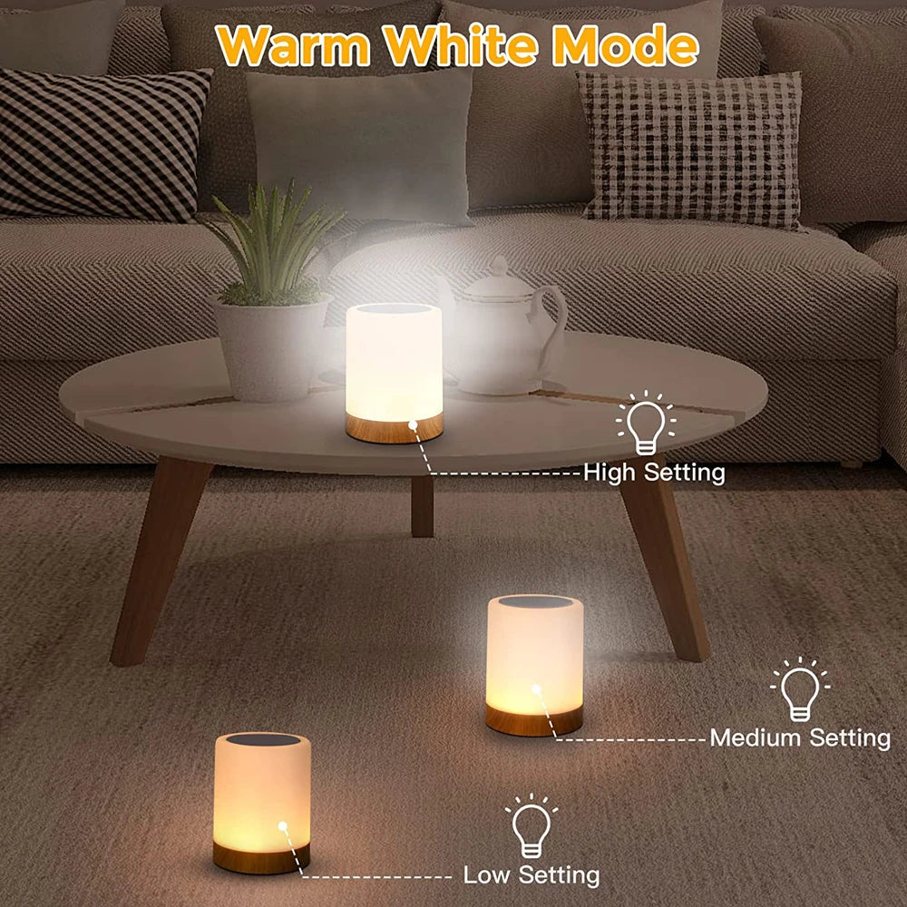 Soft Touch LED Lamp - Multicolored Light