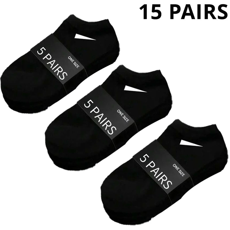 Pack 20 Pairs of Men's/Women's Socks – Absorbent & Comfortable