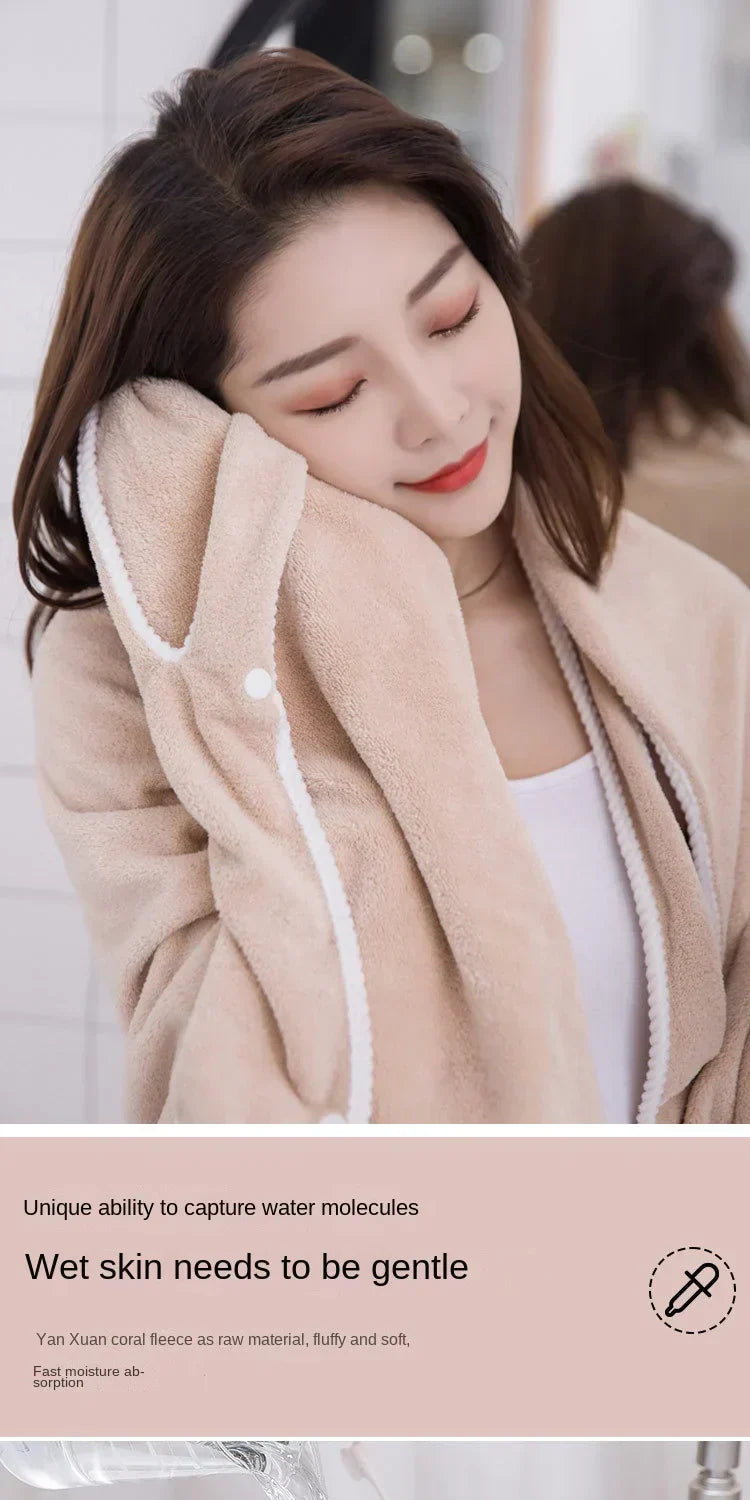 Ultra-Absorbent Bathrobe