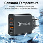 20W Fast Multi-Port Charger - USB & USB-C