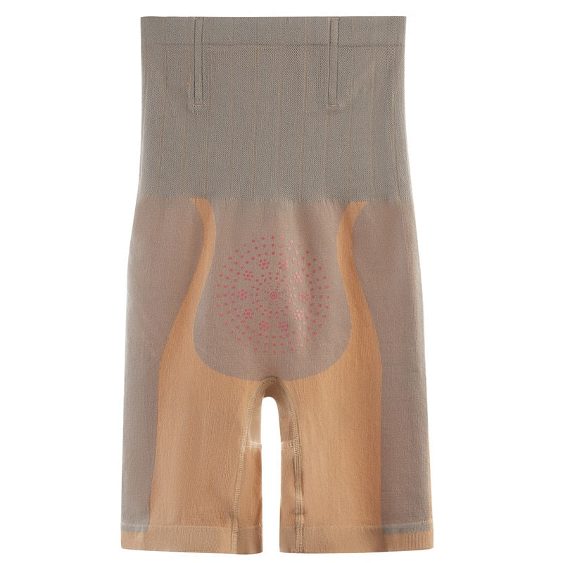High-waisted tummy control shaper shorts