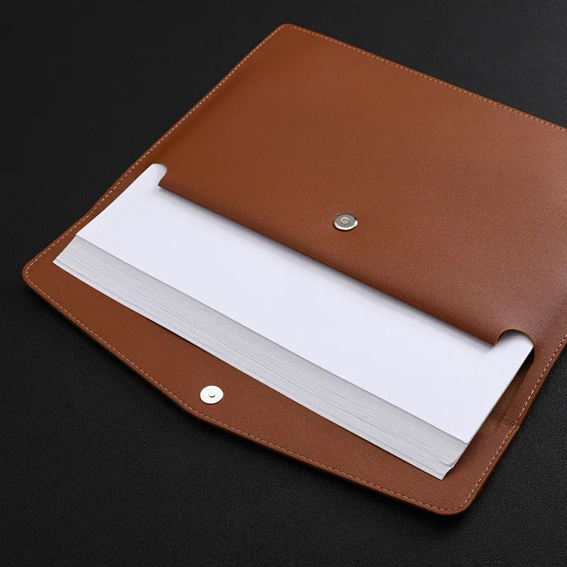Set of 2 A4 PU Leather Pouches