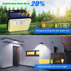 Solar Wall Light 235 Powerful LEDs - Buy One Get One Free