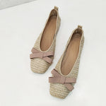 Ballerines osier tressé différents détails - Collection 2023