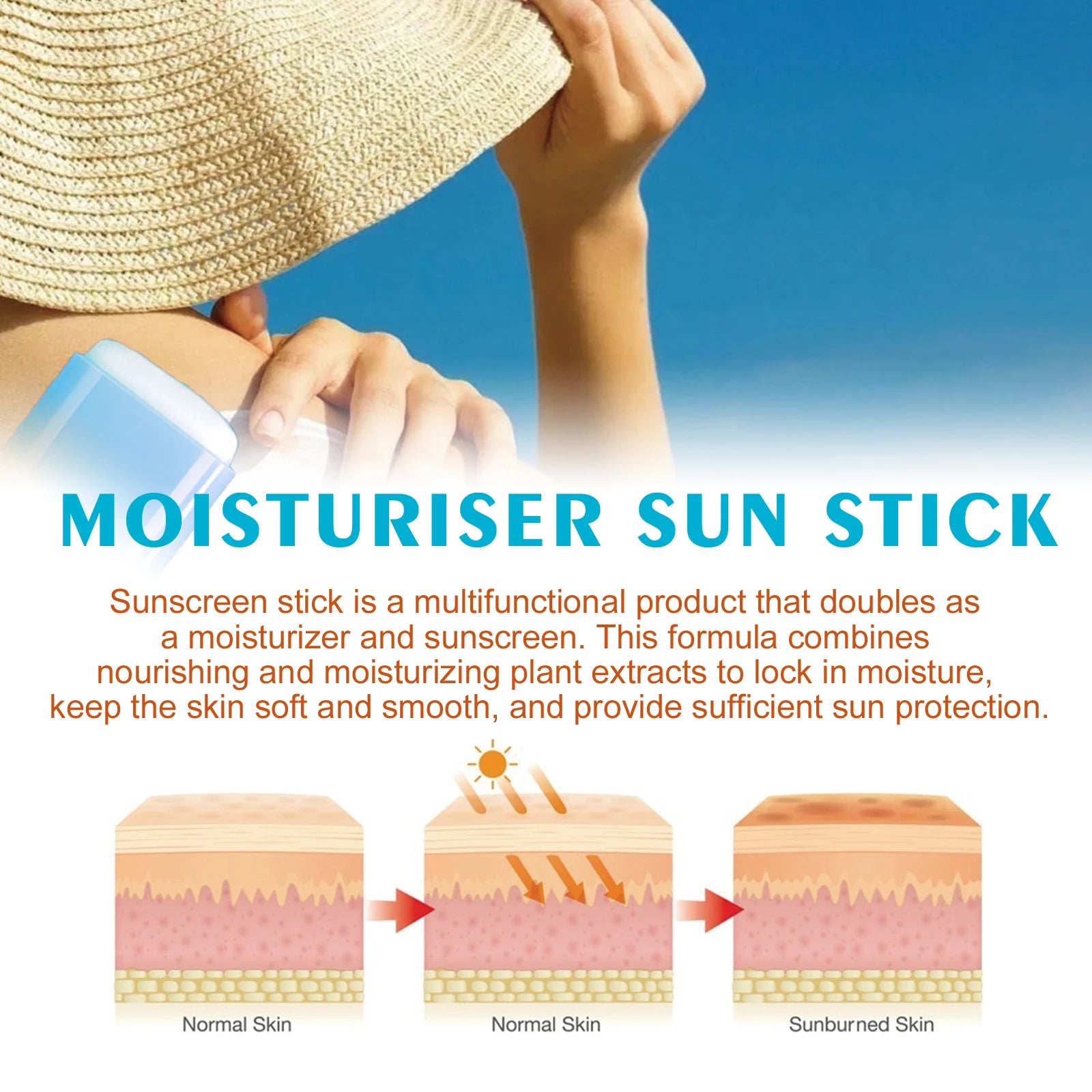 Stick Solaire SPF 50 Invisible pour Visage et Zones Sensibles - 1 OFFERT