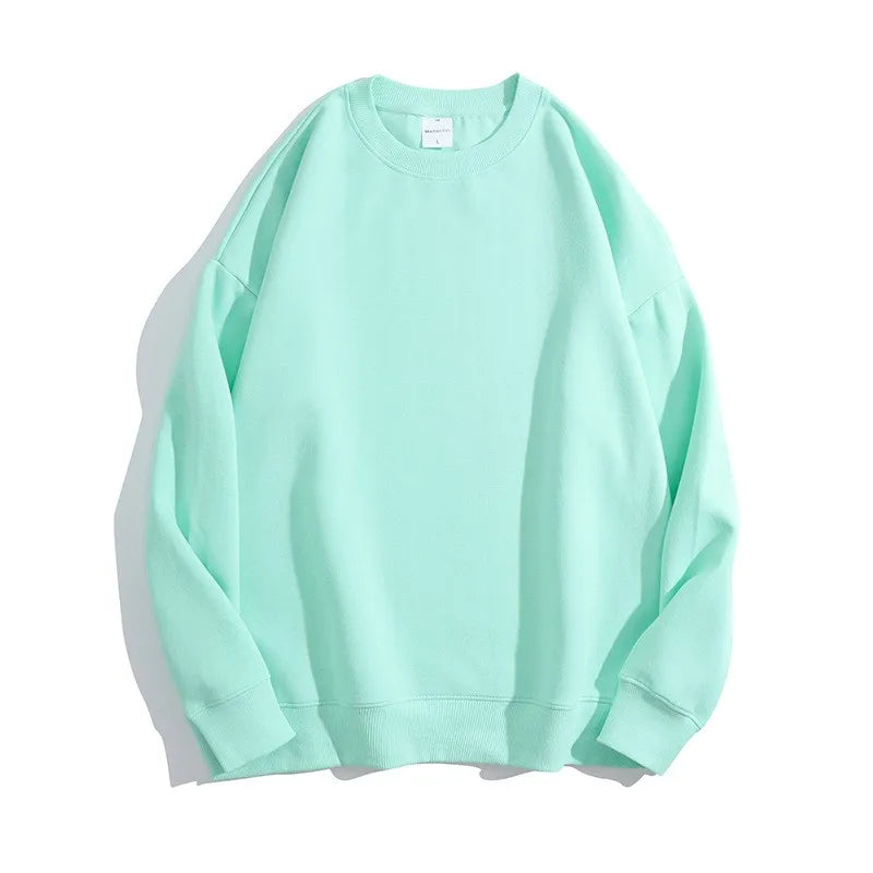 Sweat Shirt Mixte Surdimensionné à Col Rond