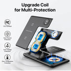 3-in-1 Wireless Charging Stand - iPhone, AirPods & Apple Watch