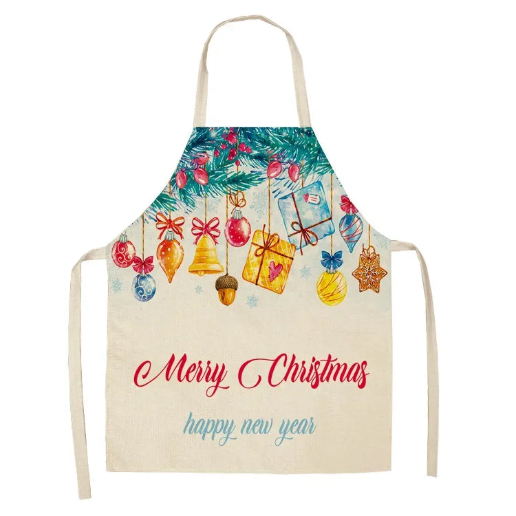 Christmas Pattern Kitchen Apron