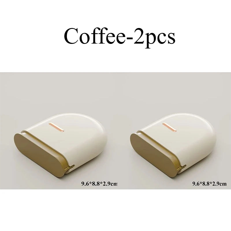 Travel Case for Aligners and Dentures with Double Compartment