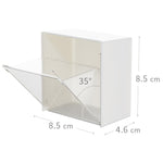 2x Mini boîtes de rangement autoadhésives