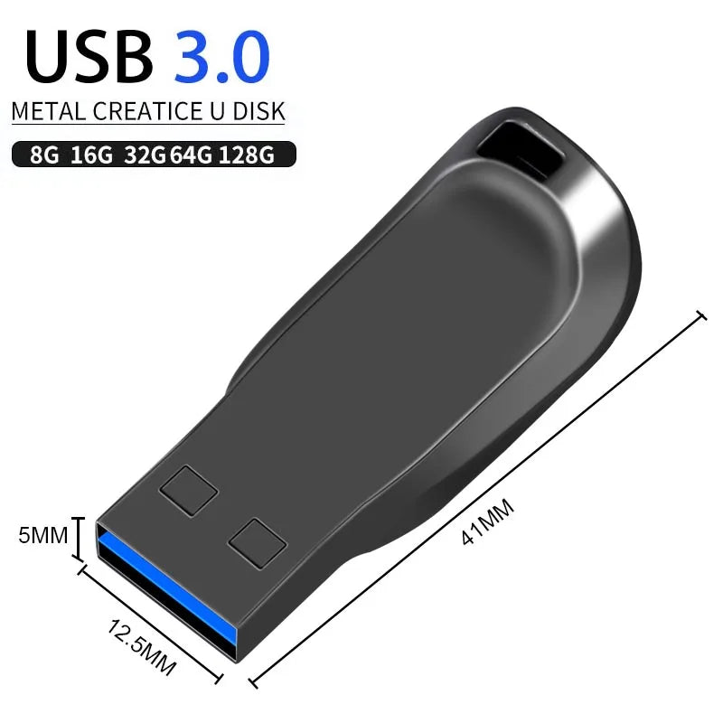 128GB High-Speed USB 3.0 Flash Drive